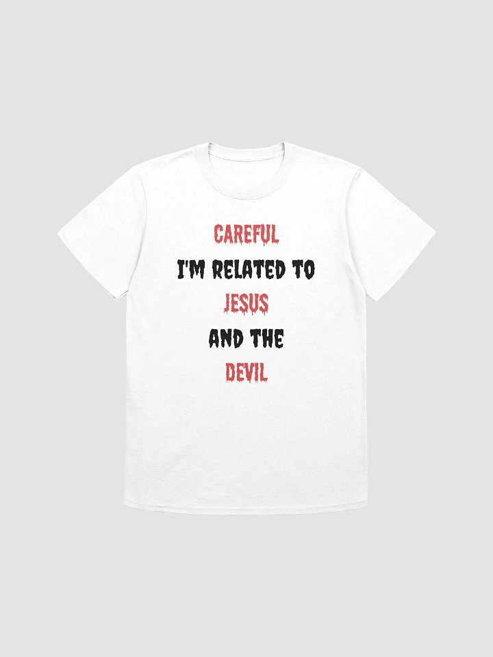 Related to Jesus and the Devil Unisex Softstyle T-Shirt product image (4)