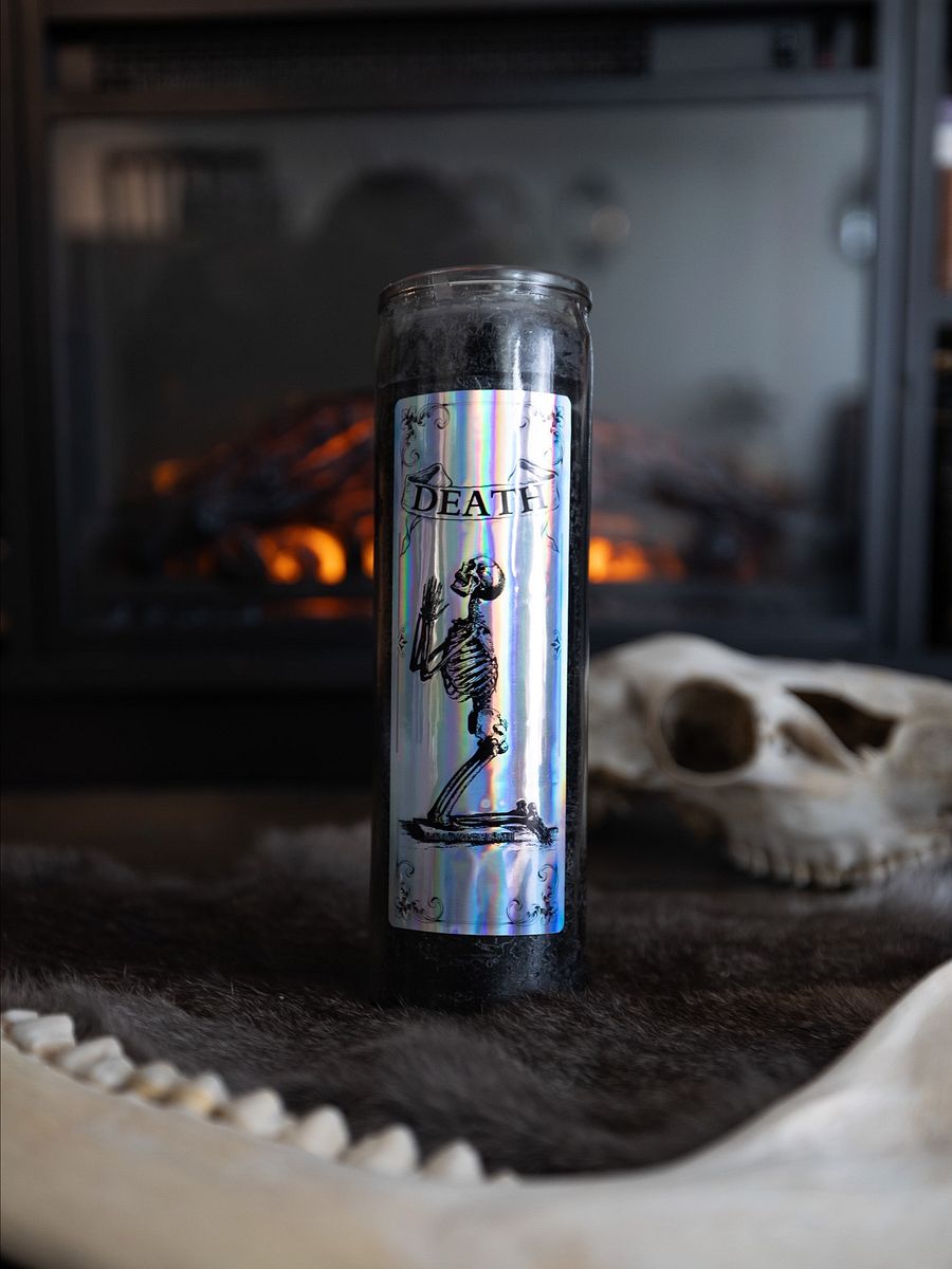"Death" Candle Sticker product image (4)