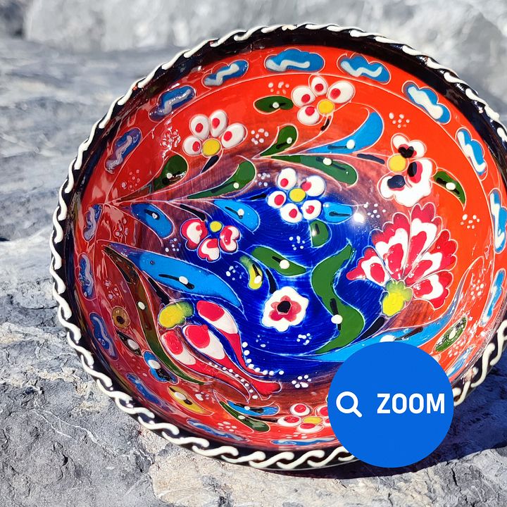 Handcrafted 12cm Ceramic Bowl – Unique Artisanal Pottery for Home Decor product image (2)
