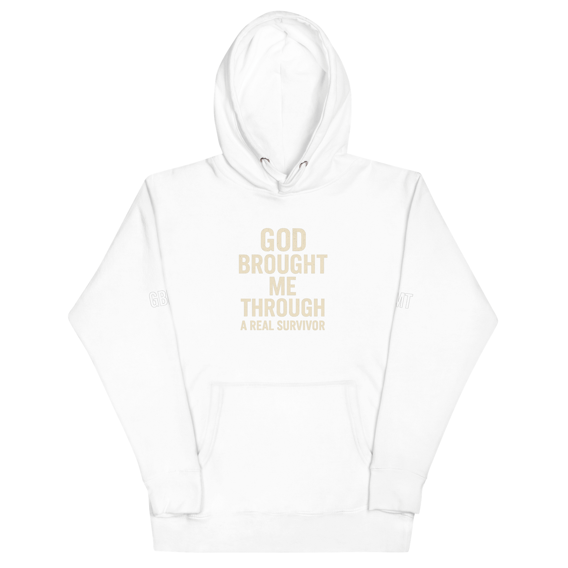 God Brought Me Through - A Real Survivor Hoodie product image (2)