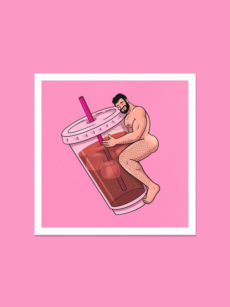 Iced Coffee 10x10 Print product image (3)