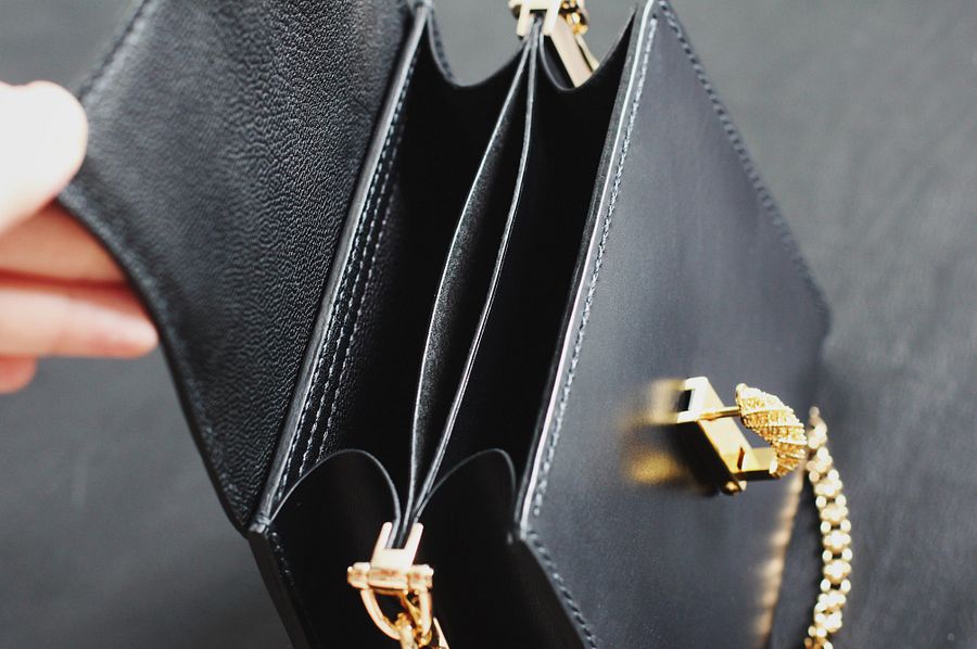 Black Leather Cross-body Bag - Small product image (9)