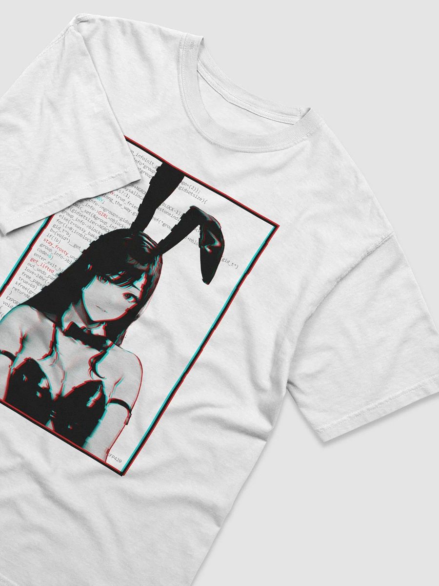 Panic Glitchy Bunny Girl Tee product image (3)