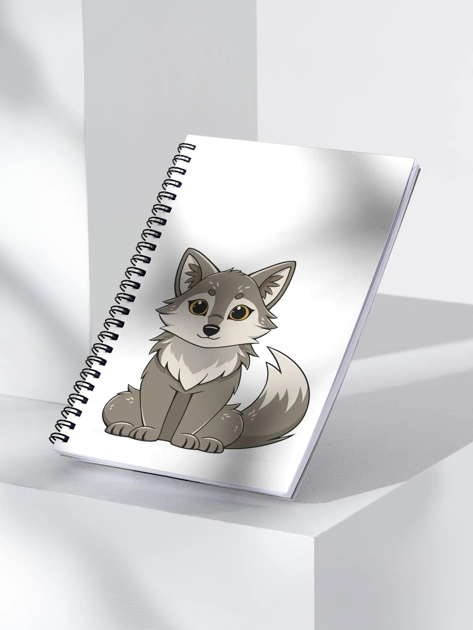 Cute Fuzzy Wolf Sketch Book product image (3)