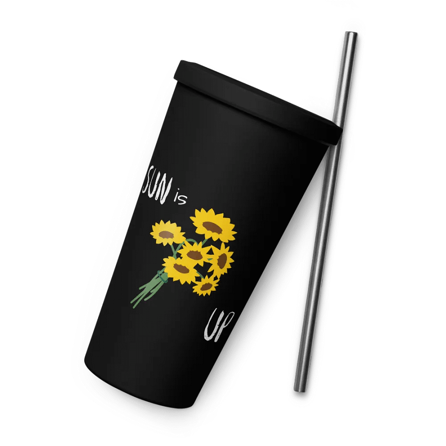 Insulated Tumbler with a Straw (sunny) product image (6)
