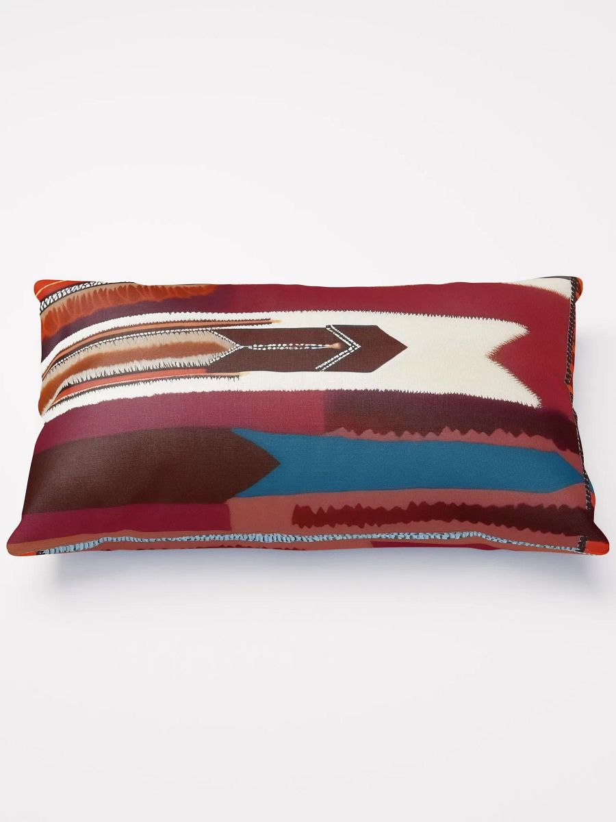 Bohemian Vintage Striped Pillowcase, Southwestern Tribal Design, Cozy Cabin Pillow product image (5)