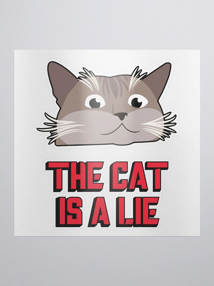 Cat Is A Lie Sticker product image (1)