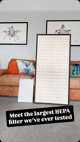 We just received the largest air purifier we have seen: the Blast from @smartairfilters 

And this big thing right here is th...