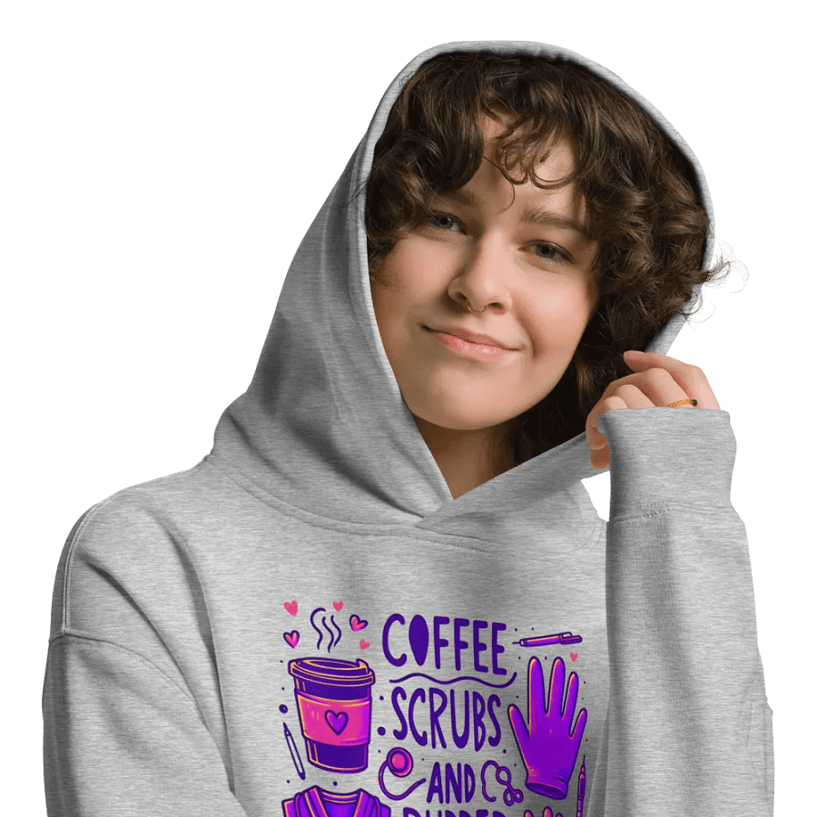 Healthcare Heroes Coffee Scrubs Hoodie product image (9)