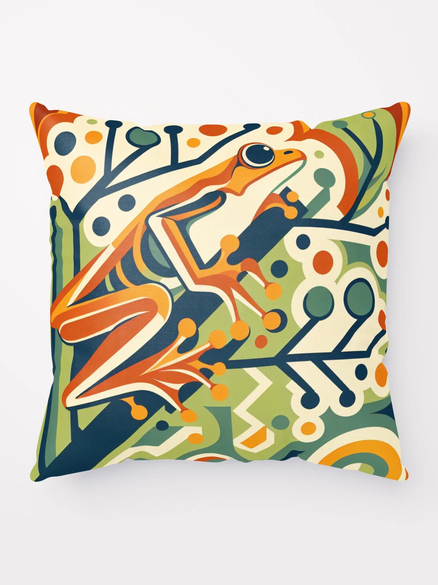 Art Deco Frog Pillow product image (5)