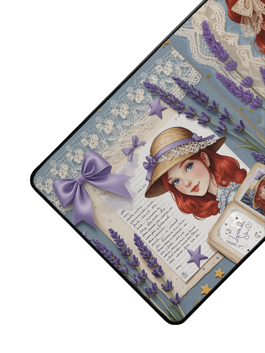 Lavender Star Scrapbook Mousepad product image (3)