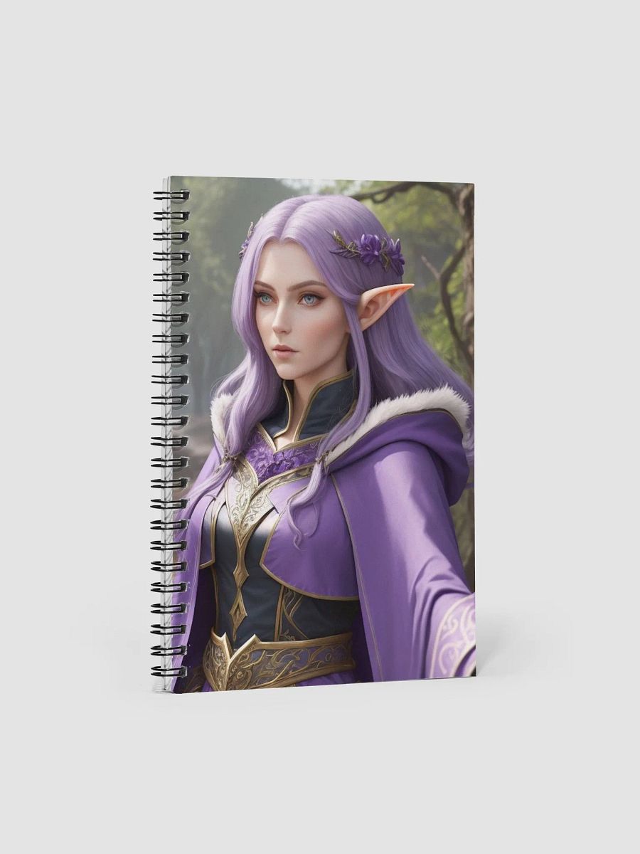 Fae Woman in Purple Spiral Notebook product image (1)