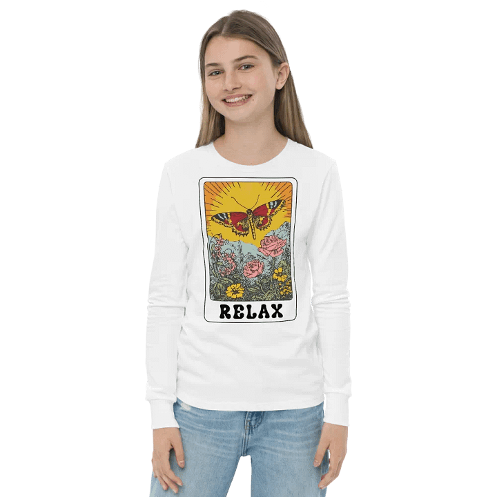 Relax Long Sleeve Youth T-shirt product image (10)
