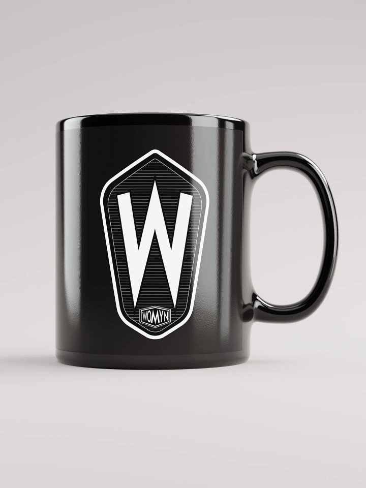W WOMYN black mug product image (1)