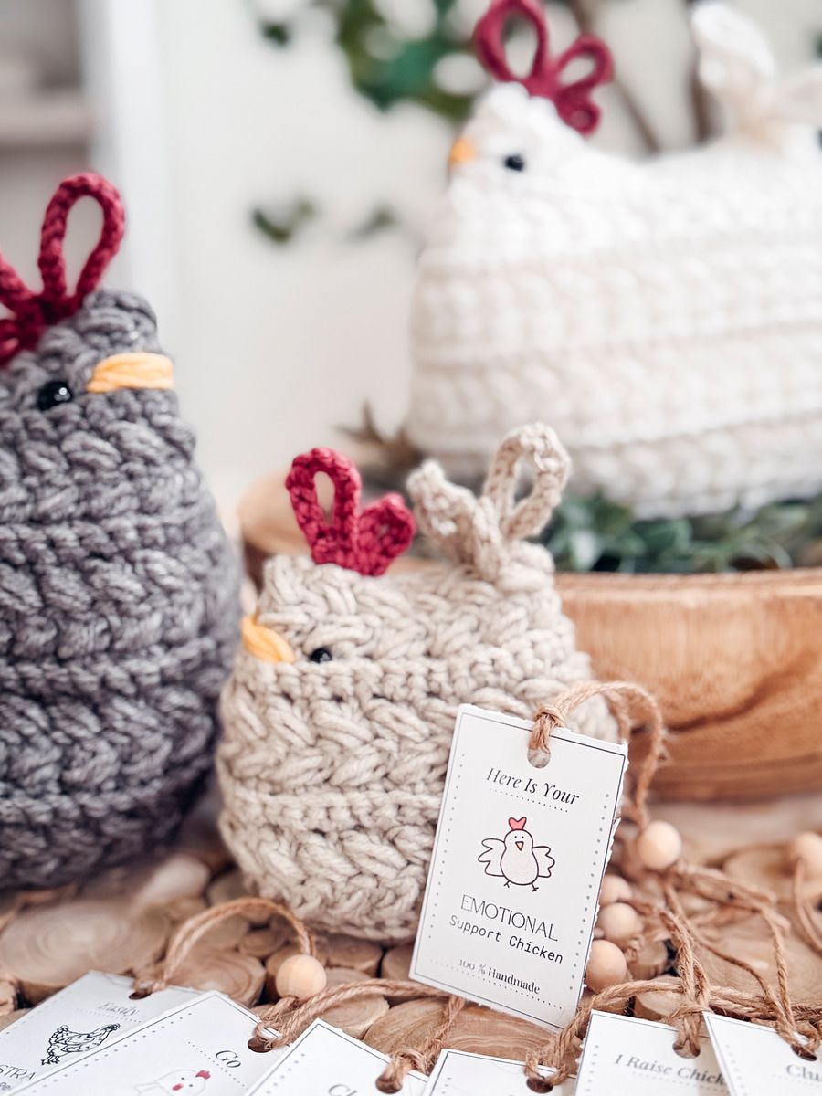 Wheat Stitch Crochet Chicken Pattern product image (5)