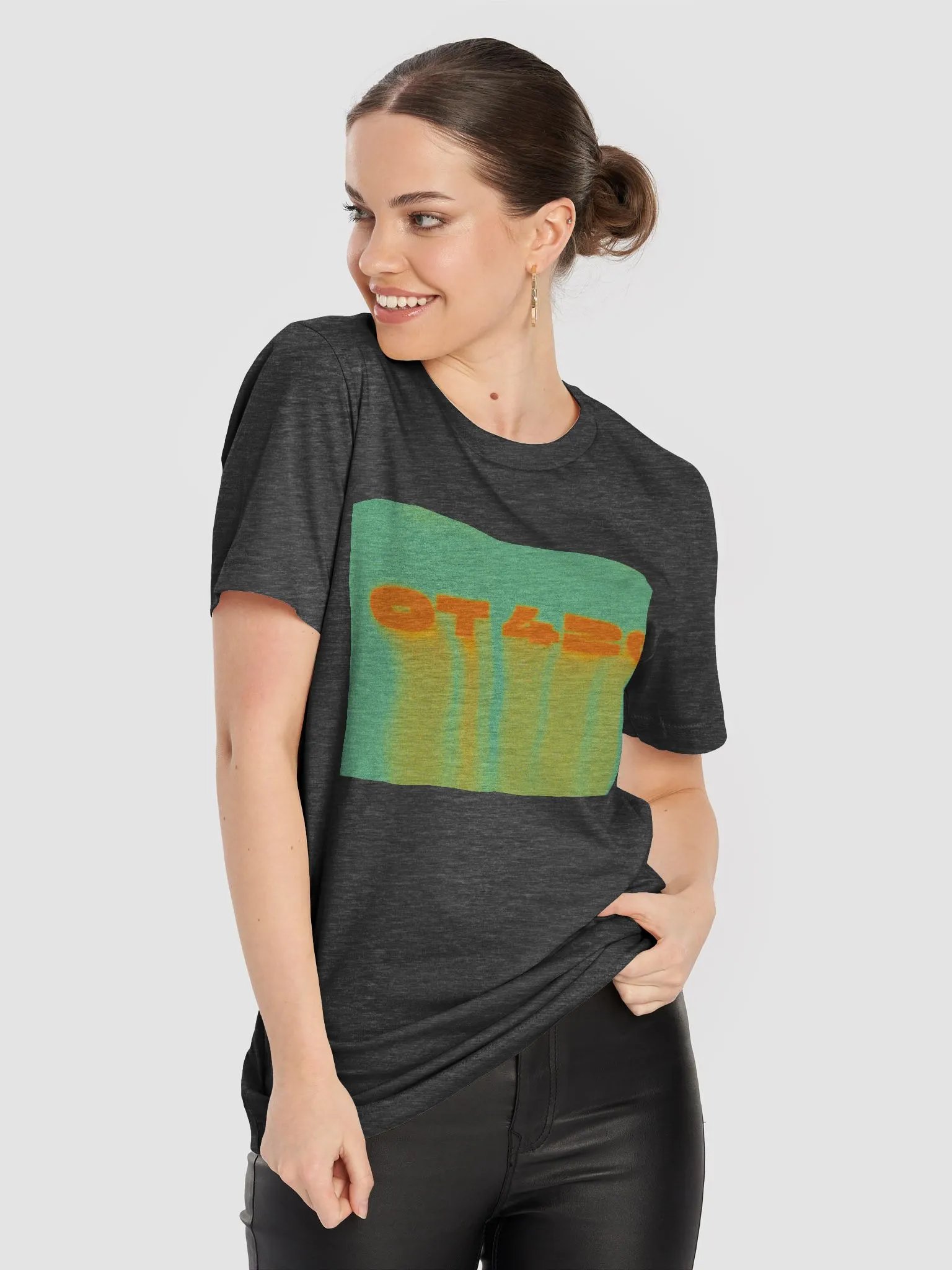 Glitchy Blue OT 420 T-Shirt product image (31)