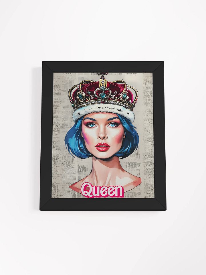 Regal Blue Crown Queen Poster product image (2)