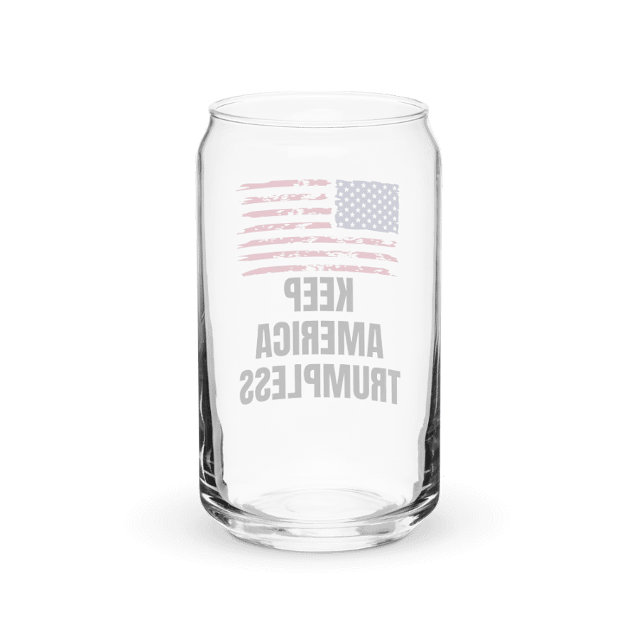 Pris- KEEP AMERICA TRUMPLESS-Can-Shaped Glass product image (38)