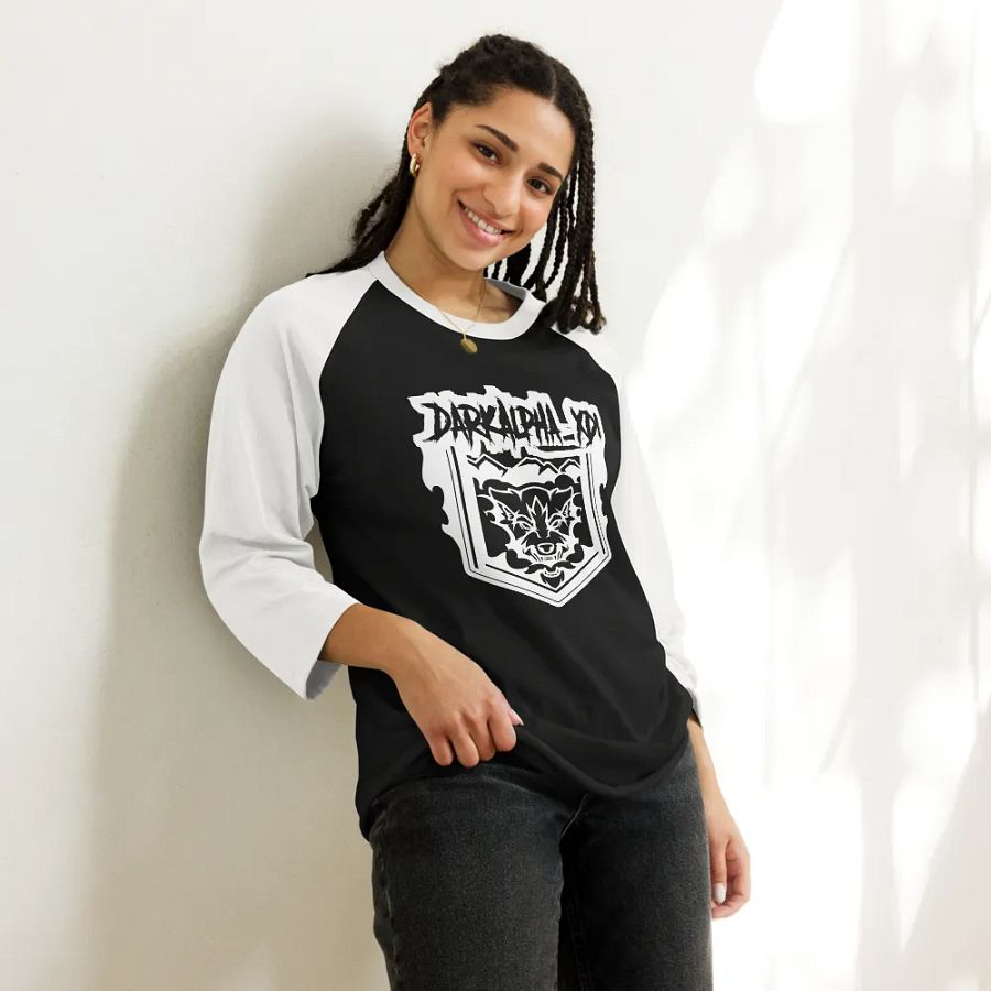 DarkAlpha Logo, Baseball T product image (9)