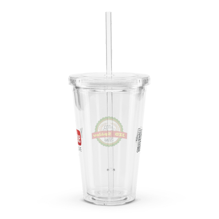 Průhledný plastový pohárek s dvojitou stěnou Spálov product image (2)