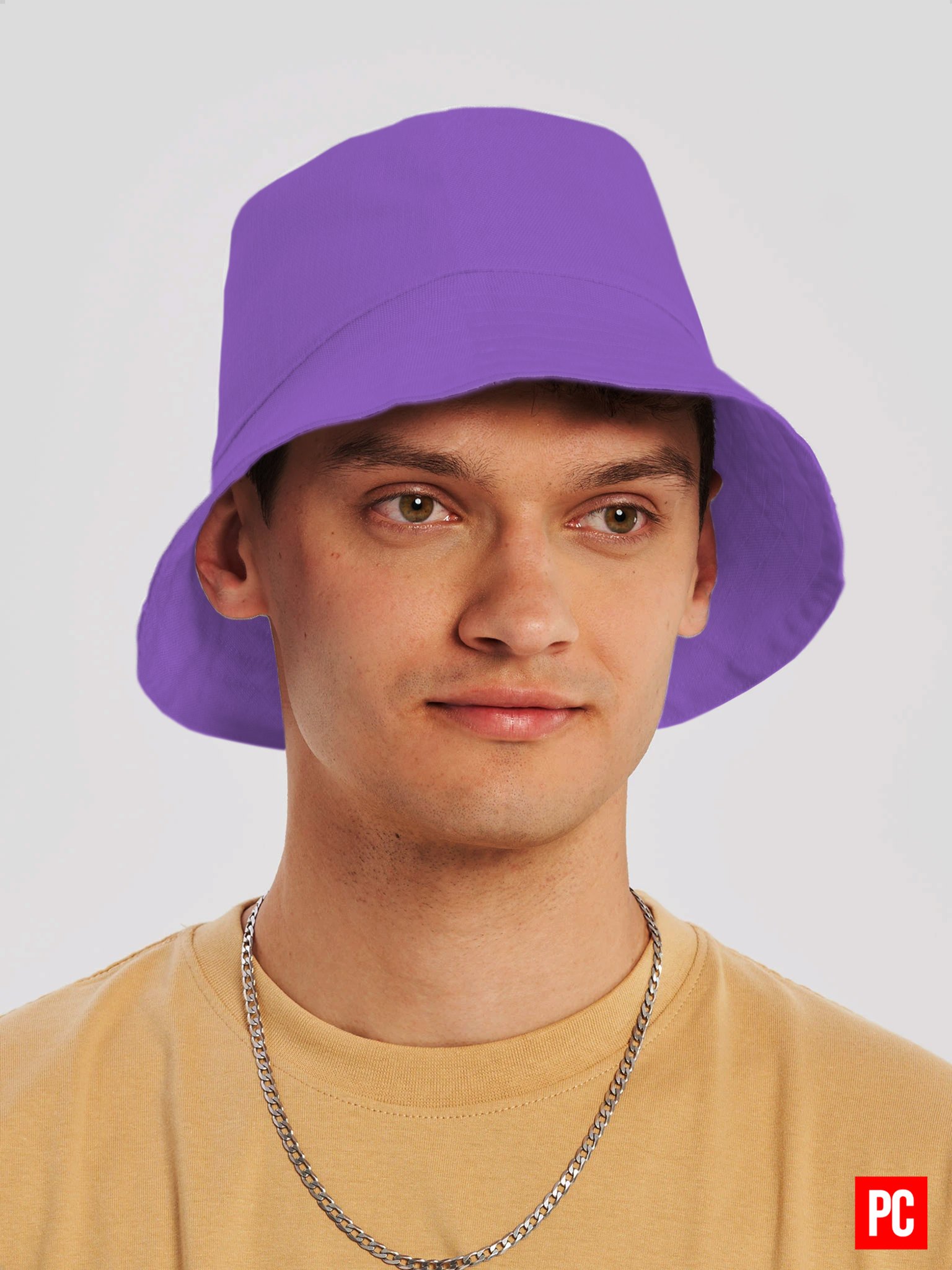 Plain Color Amethyst Bucket Hat product image (1)