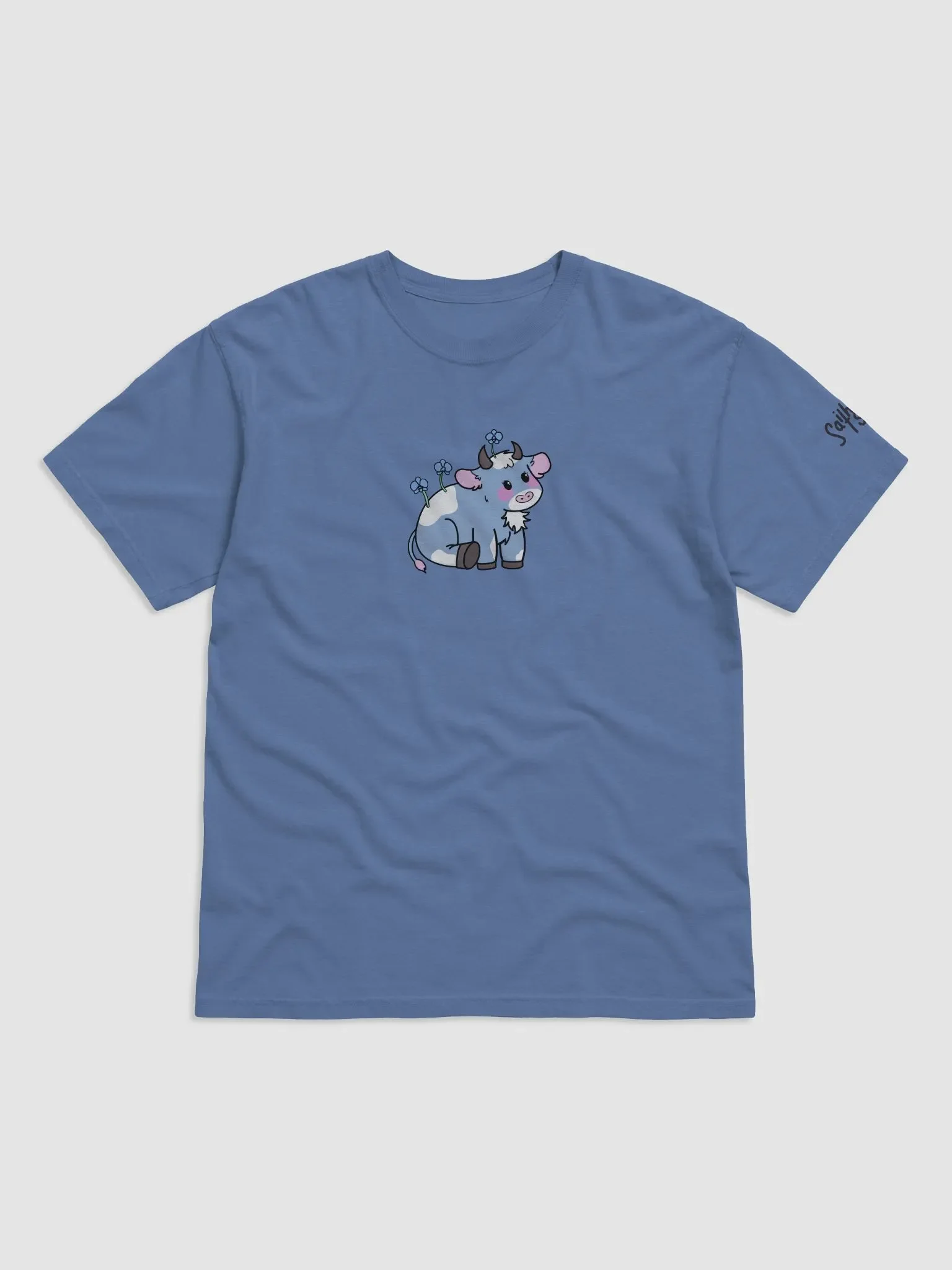 Bloo Orchid Cow T-Shirt product image (1)