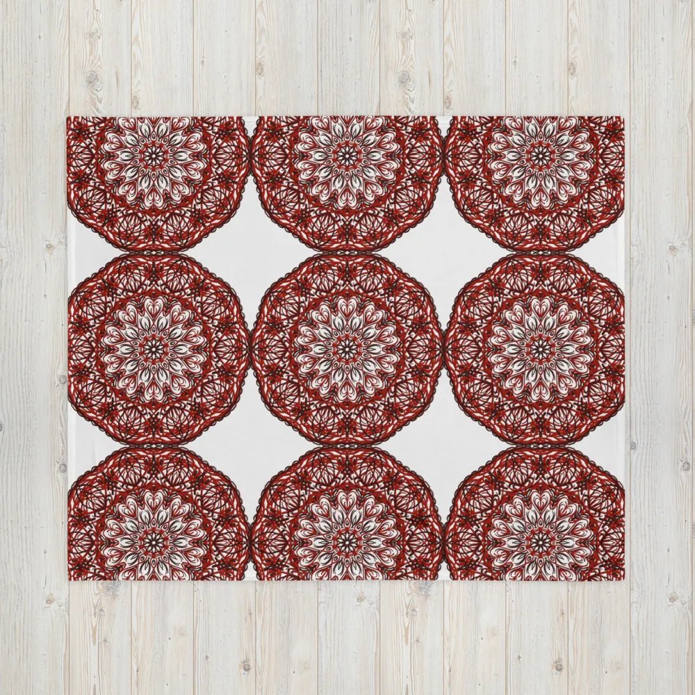 Mandala Harmony Throw Blanket product image (4)