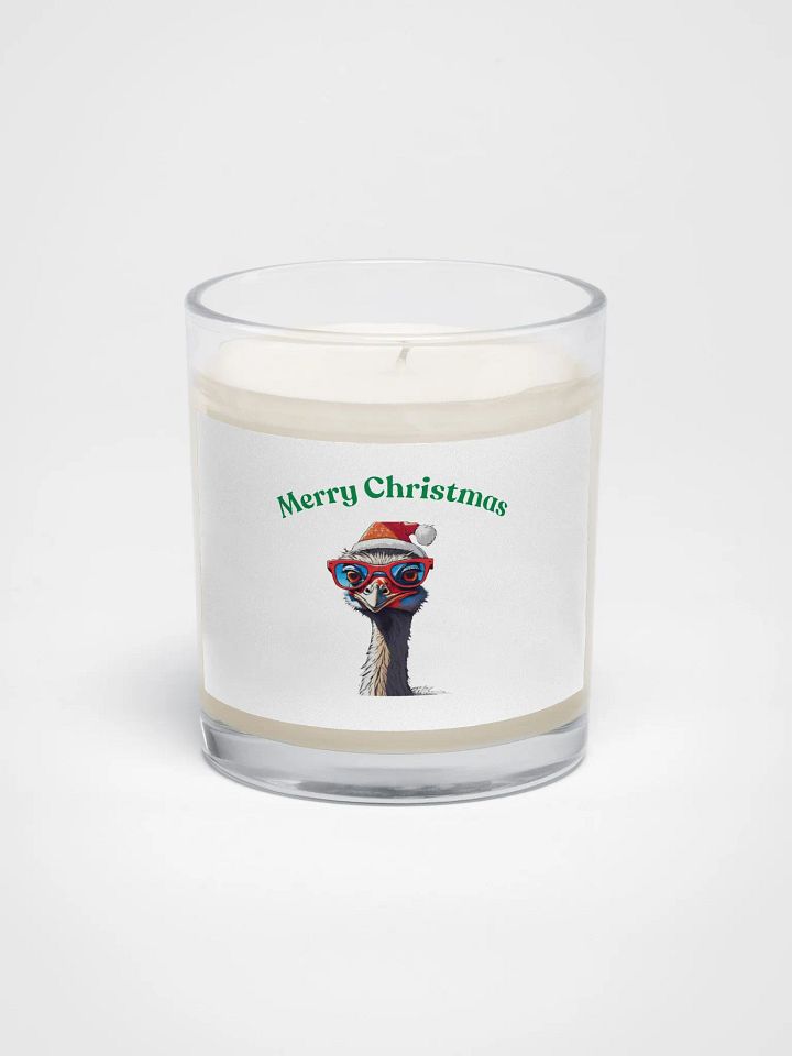 Emu Claus Soy Wax Candle - Green product image (1)