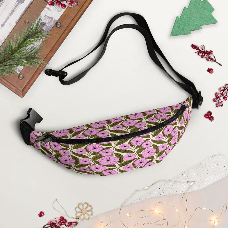 Dipladenia Dreams - Pink and Green - Fanny Pack product image (5)