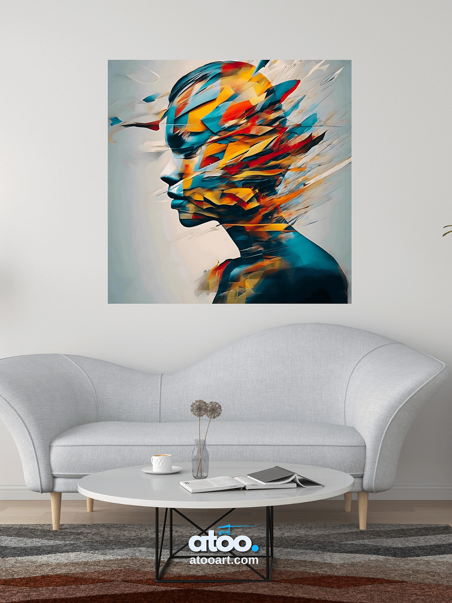 Understanding Women | Anger at Yourself | Canvas Artistic Painting product image (4)
