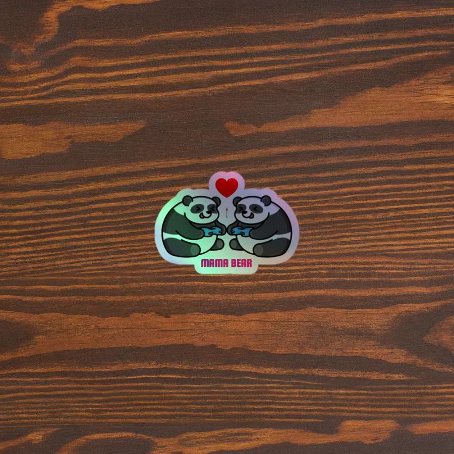 Mama Bear Holographic Sticker product image (11)