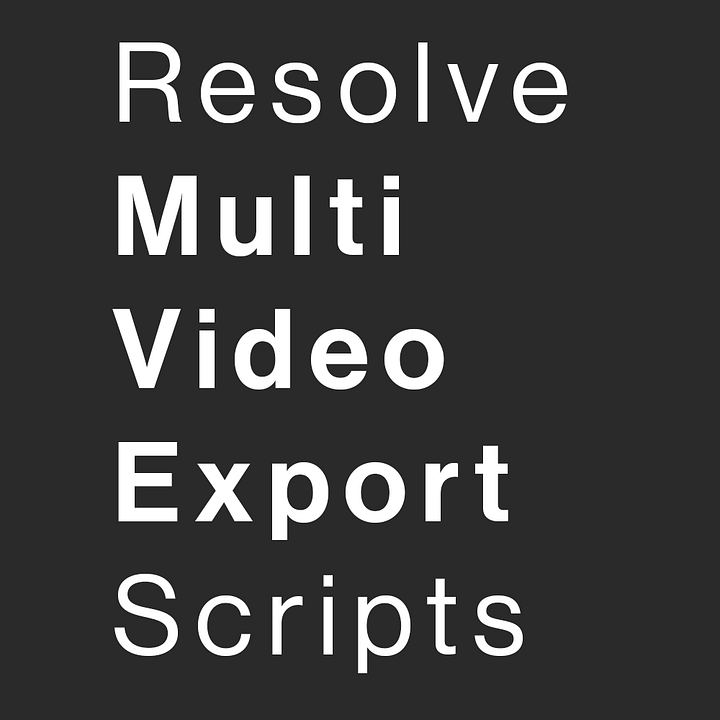 DaVinci Resolve Multiple Video Marker Export Scripts product image (1)