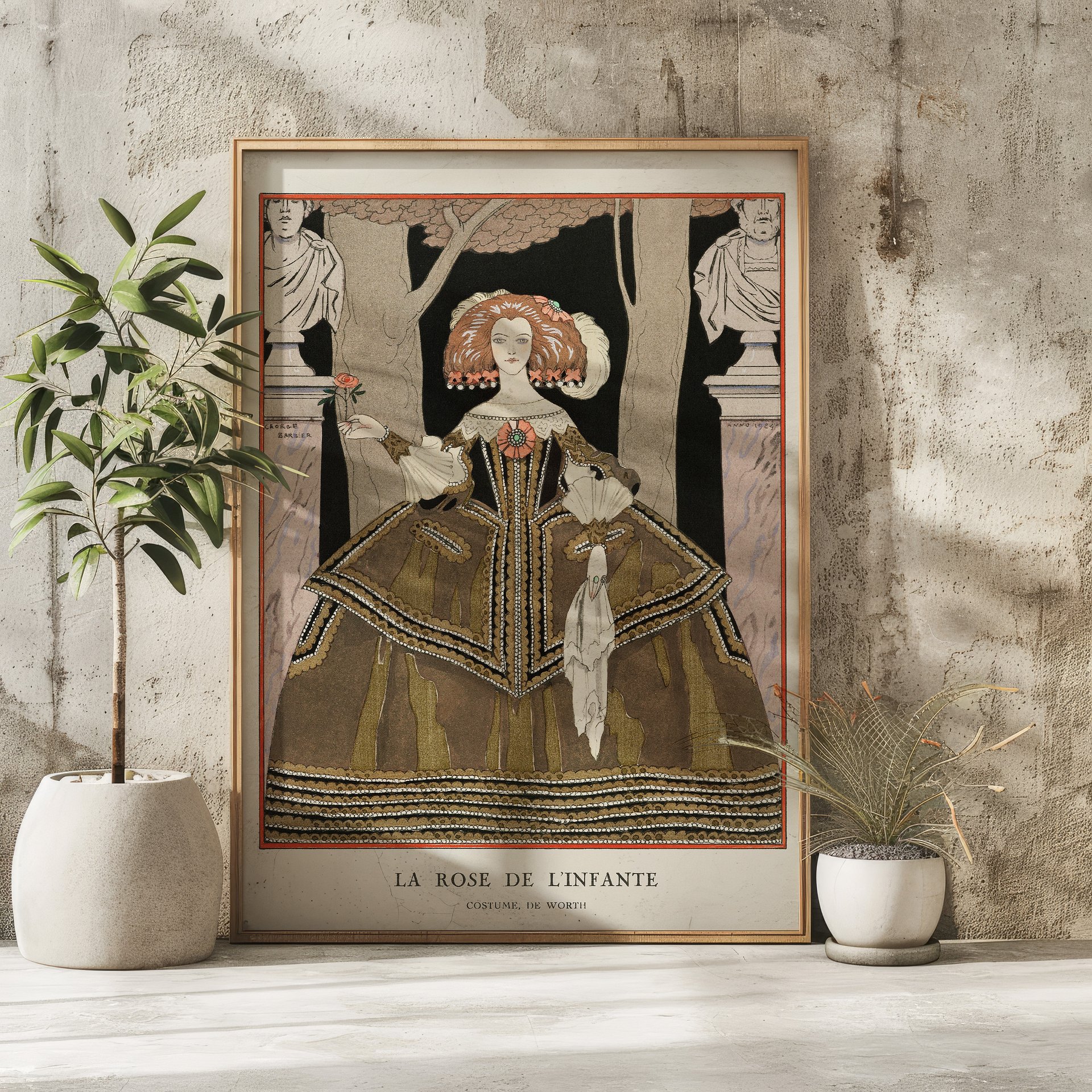 La rose de l’infante ; Costume, de Worth (1924) Vintage Art Print by George Barbier product image (18)