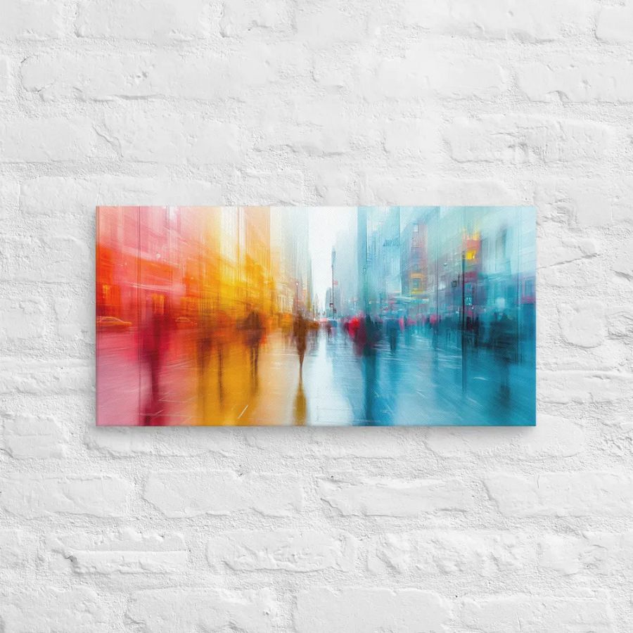 City Pulse - Abstract Canvas Landscape Print product image (2)