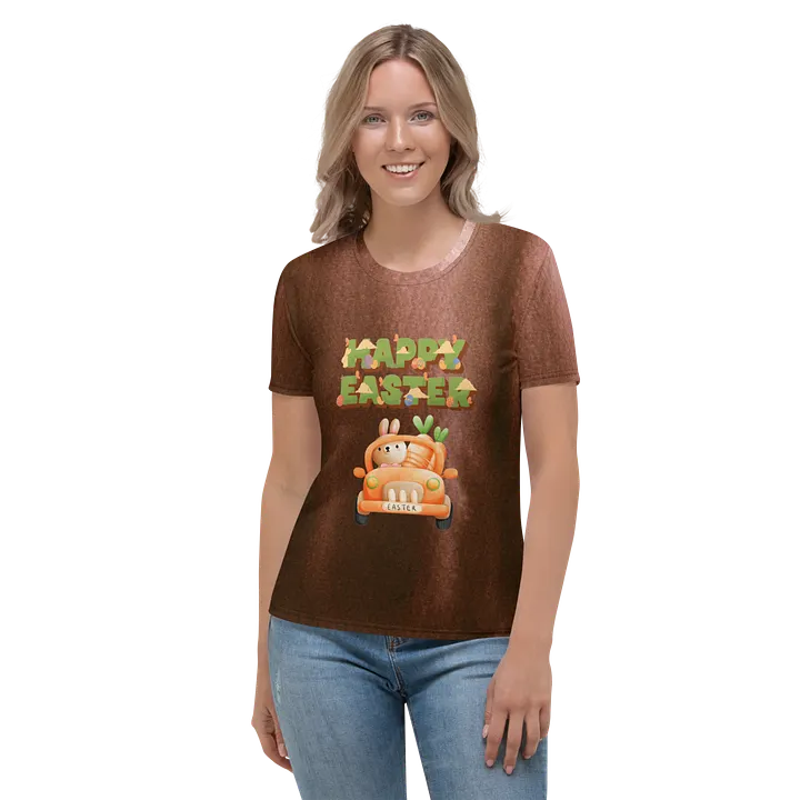 Happy Easter All Over Print T-shirt product image (2)