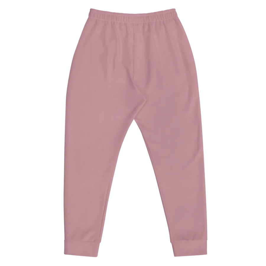 Plain Dusty Pink Soft Summer Recycled Polyester Premium Men's Joggers by Treasure Pie product image (5)