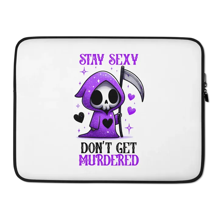 Stay Sexy Laptop Sleeve (Purple) product image (2)