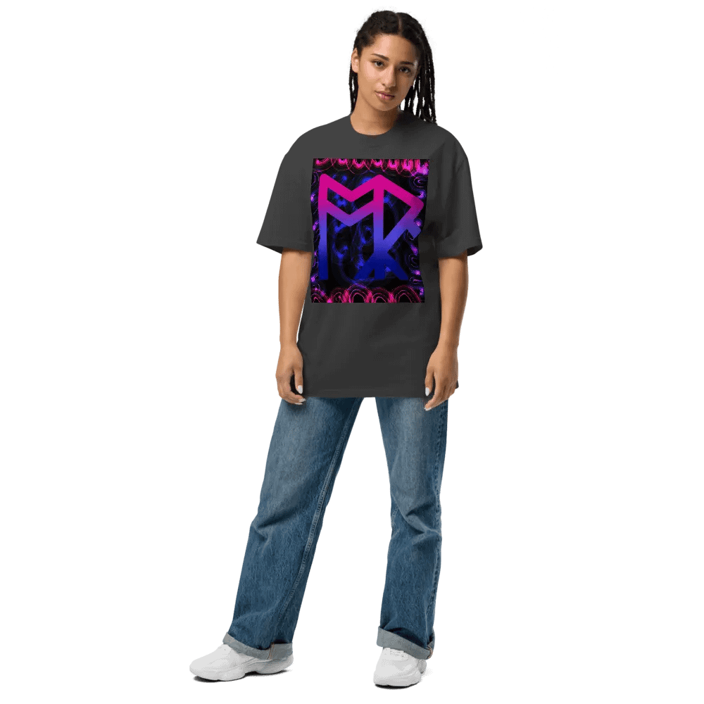 ToRk Rune Oversized Faded T-Shirt (Bisexual Tones) product image (7)