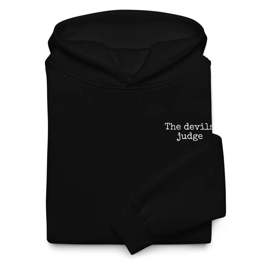 black and white the devils judge hoodie product image (10)