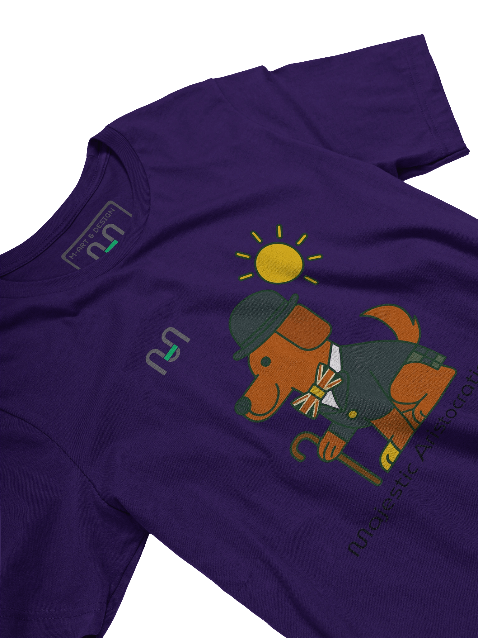 Majestic Aristocratic Dog – Noble Pup Tee – M Style - M-Art & Design product image (19)
