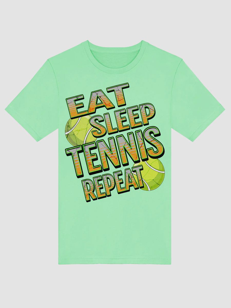 Eat Sleep Tennis Repeat Angle Enthusiast Statement Tee product image (48)