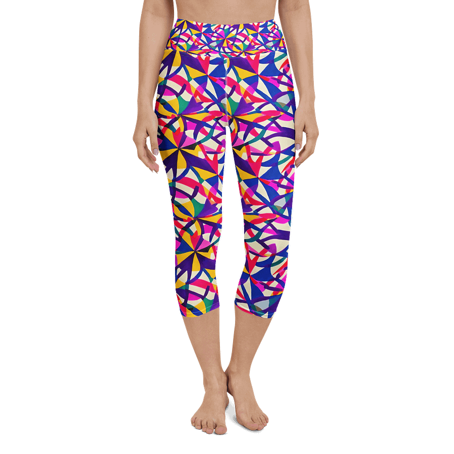 Ranbow Shapes Capri Leggings product image (4)