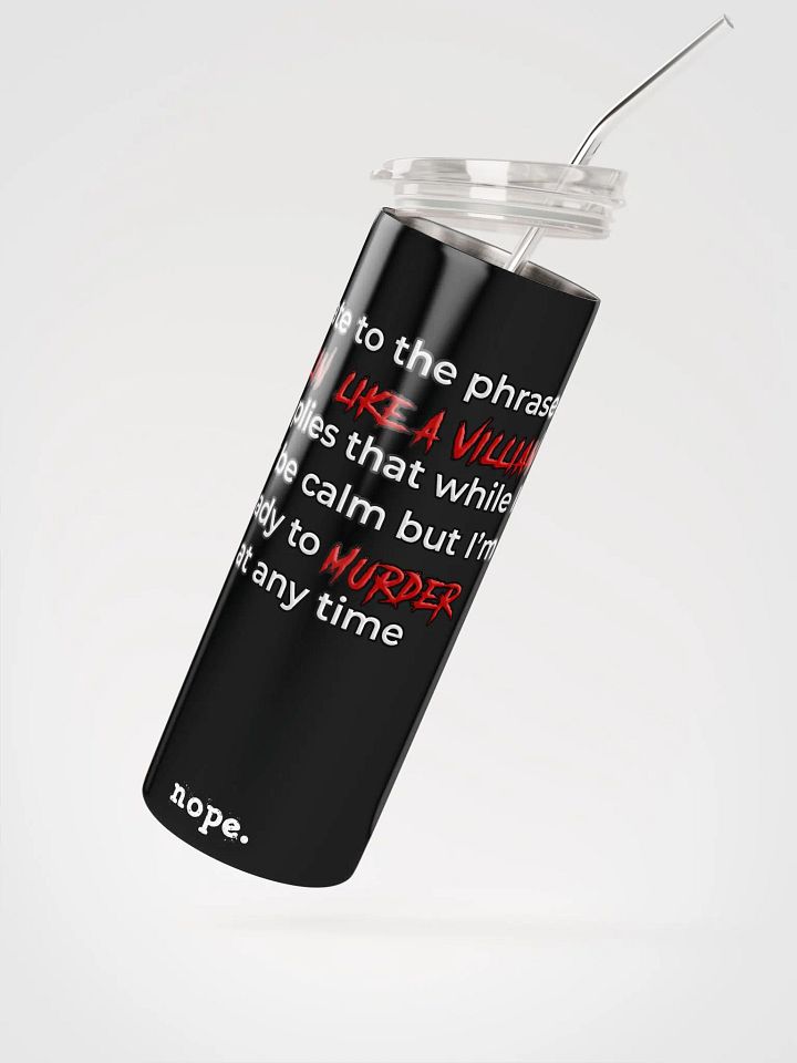 nope. resolute - villain tumbler 1 product image (2)
