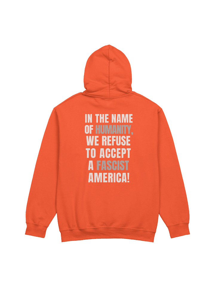 Trump Must Go Now! Orange Hoodie product image (2)