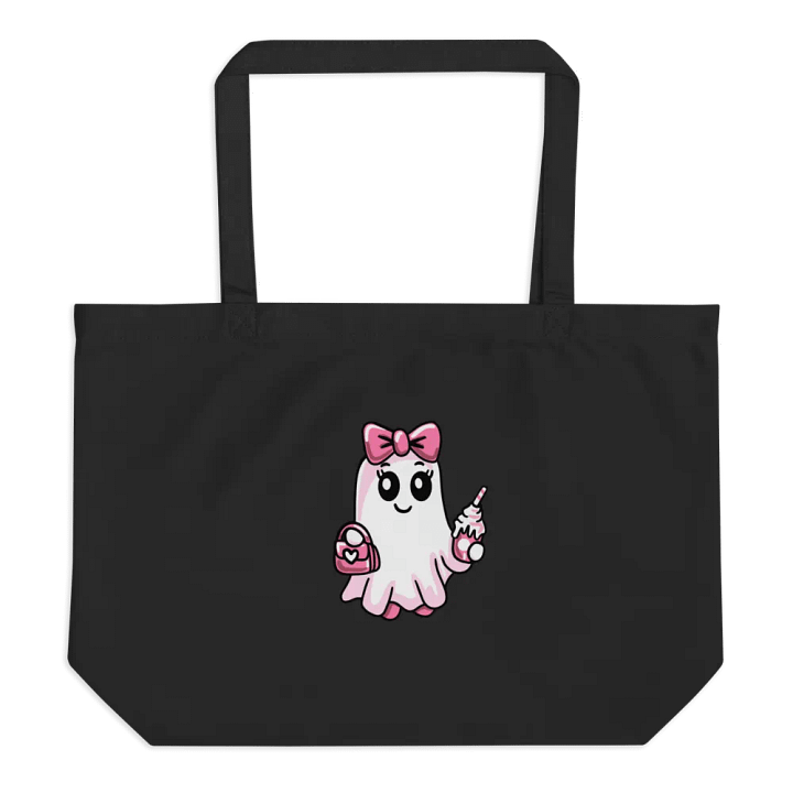 Cute Ghost Organic Cotton Tote product image (1)