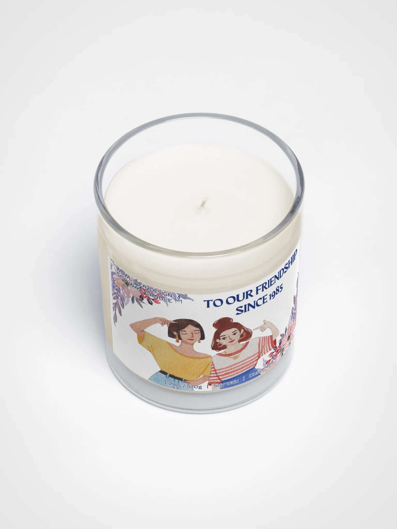 Personalized Gift, Large Capacity, Great Value & Eco-Friendly Candle – 1.2 lbs of Pure Serenity product image (3)