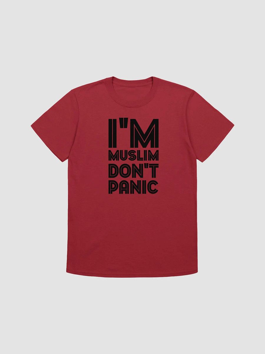 I Am Muslim, Don't Panic Unisex T-Shirt product image (1)