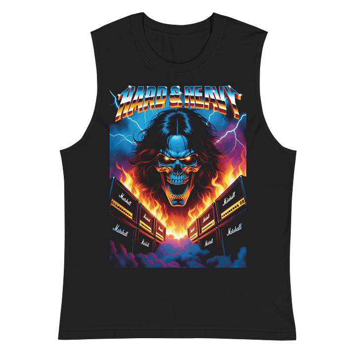 Fiery Skully Amplifier Muscle Tank product image (2)