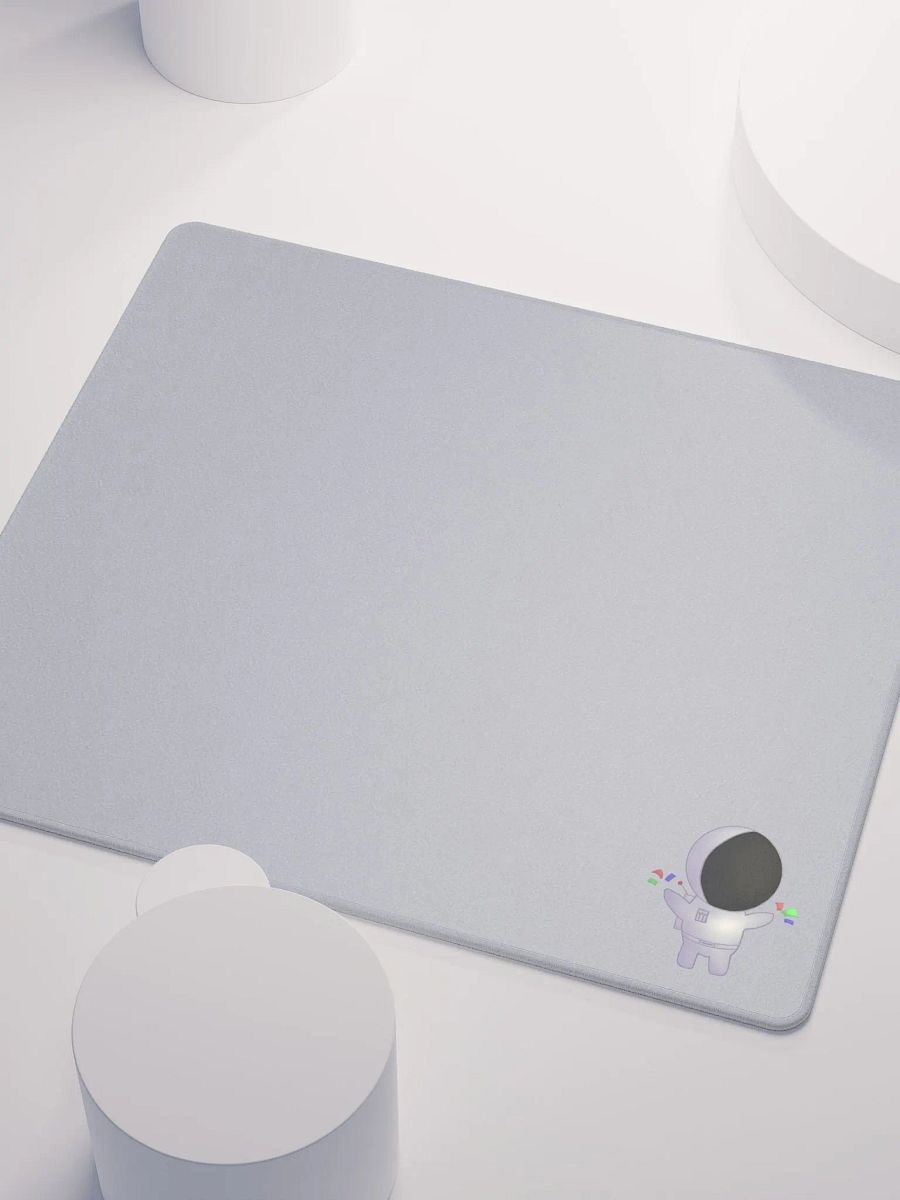 Light grey Gaming Mouse Pad with Chibi SoSillySal Avatar(2 Sizes) product image (3)