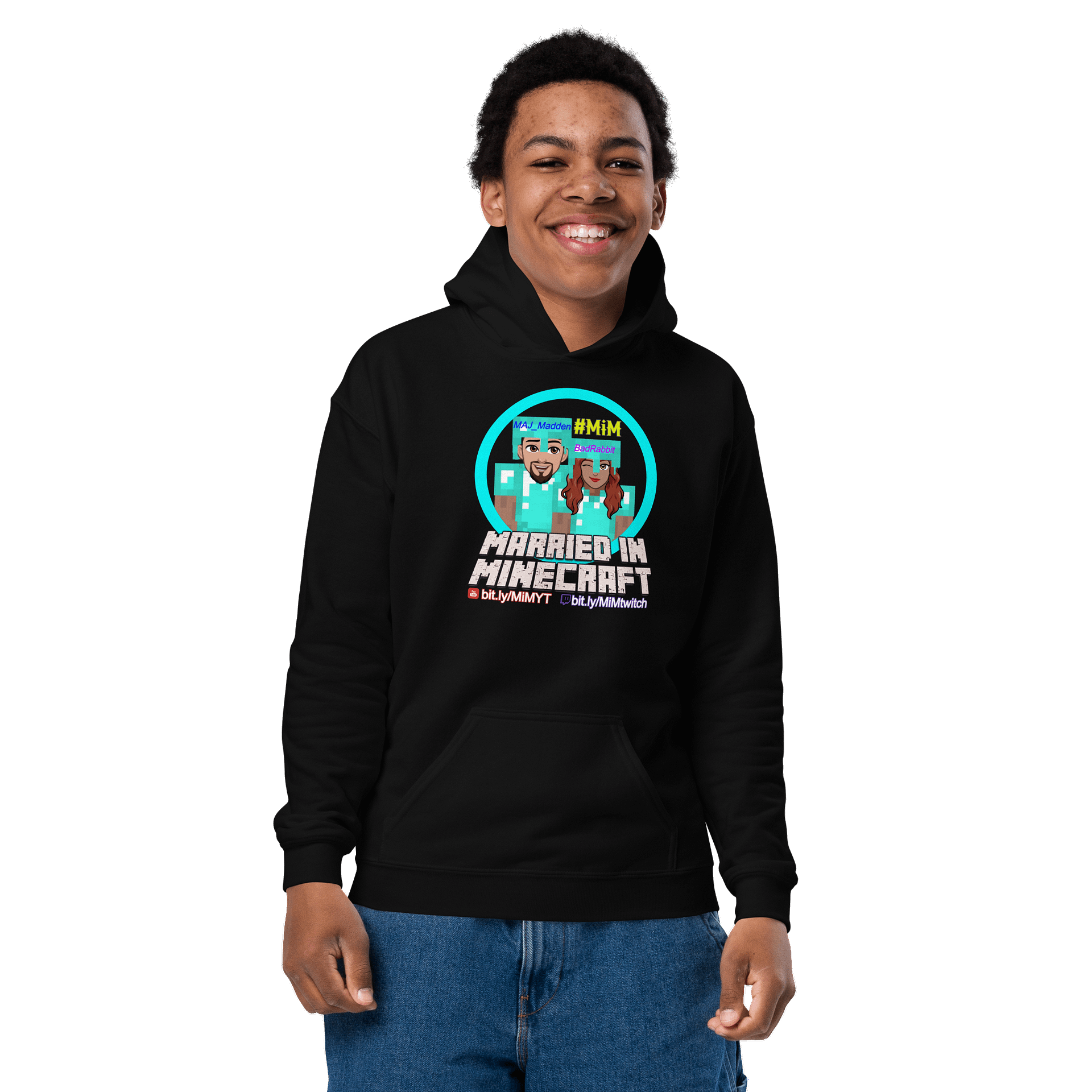 IronPanthers Youth Minecraft Hoodie product image (8)